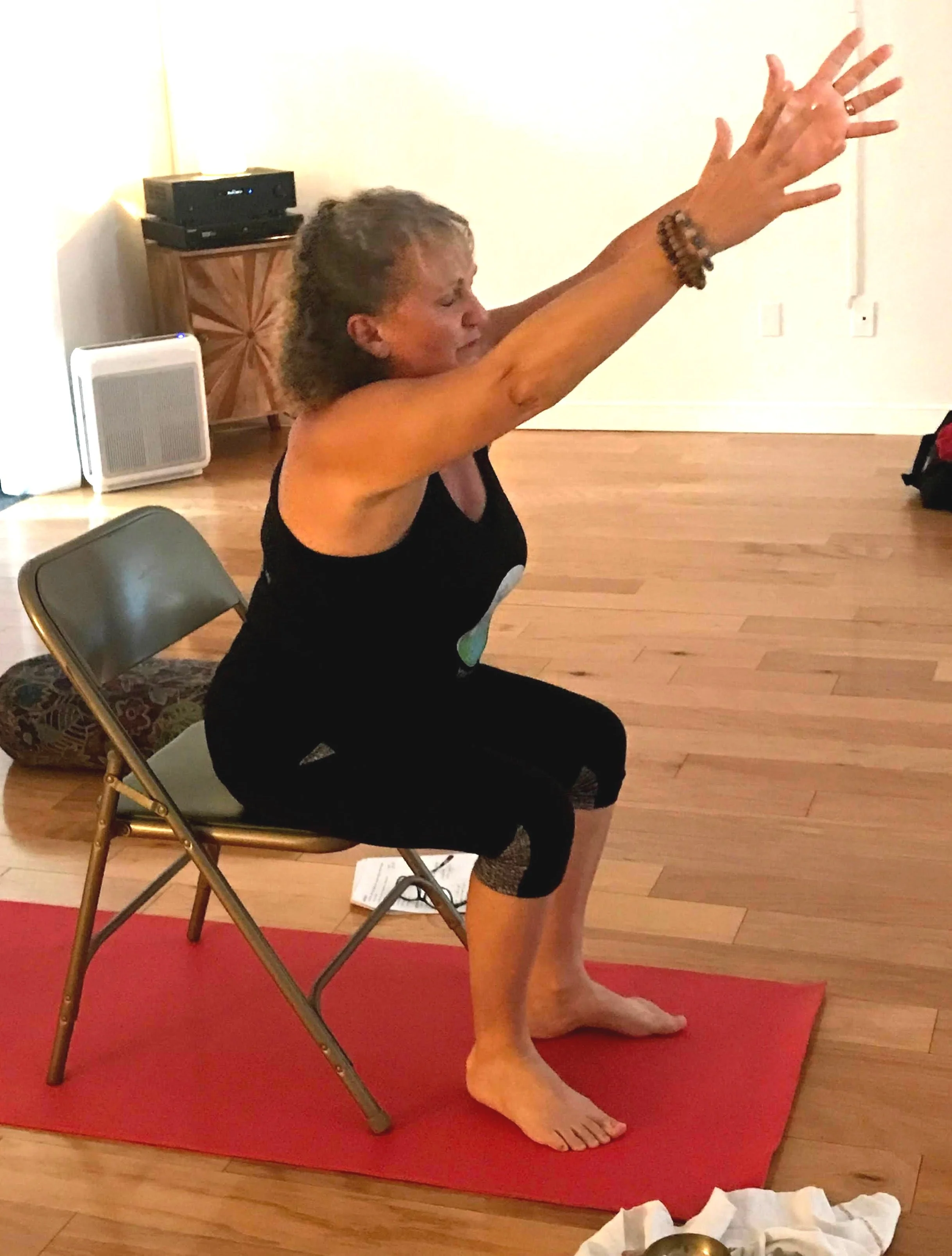 Chair Yoga Class Yin Traveler